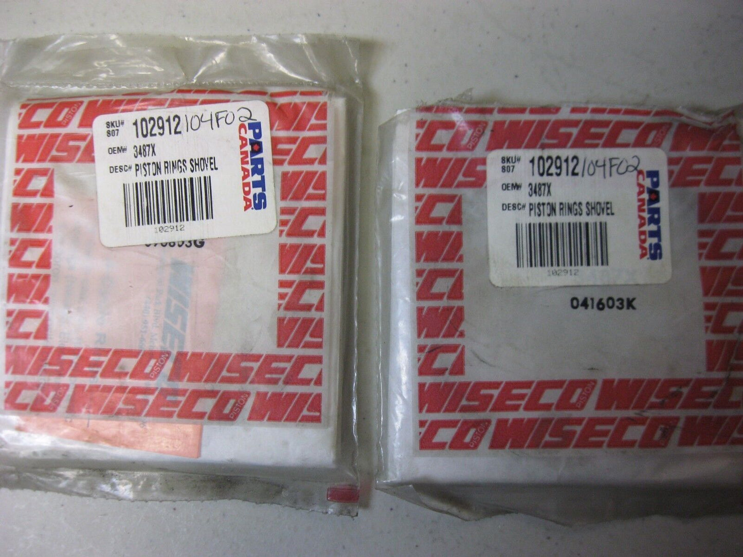 LOT OF VARIOUS PISTON RING SETS FOR HARLEY DAVIDSON VARIOUS BRANDS