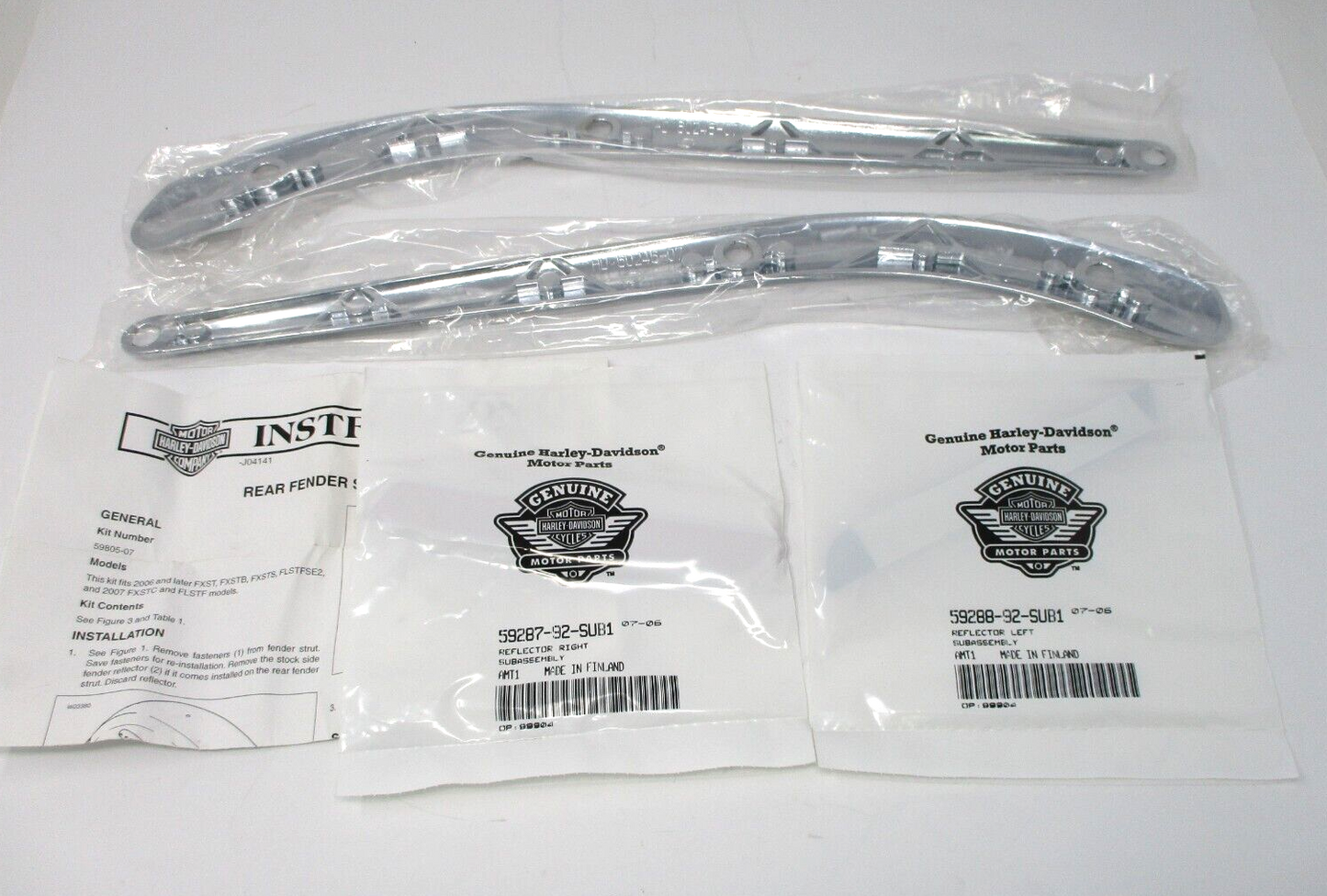 Harley-Davidson Rear Fender Strut Covers 59805-07