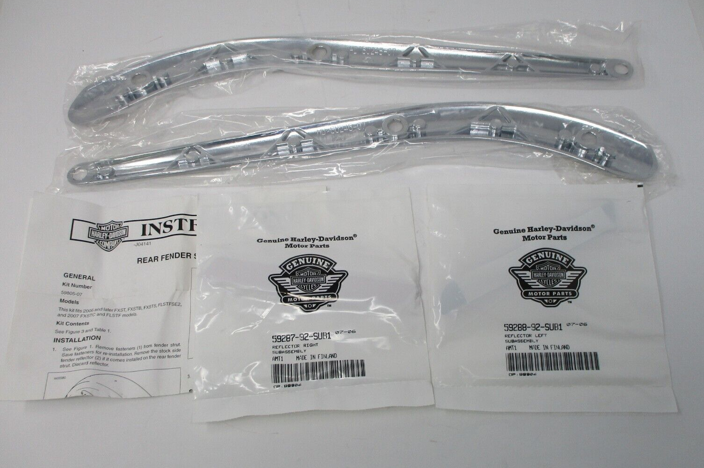 Harley-Davidson Rear Fender Strut Covers 59805-07