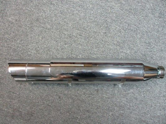Harley Davidson OEM FXS 1584/1668 Chrome Slash Cut Muffler 64900336 1 Only