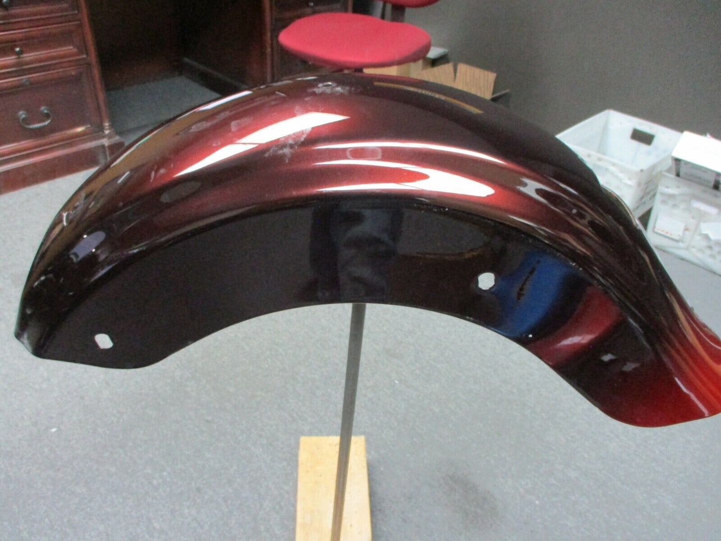 Harley Davidson OEM FLHX/FLTR Rear Fender Deputy Dawg Cherry Fade 59500369ECR