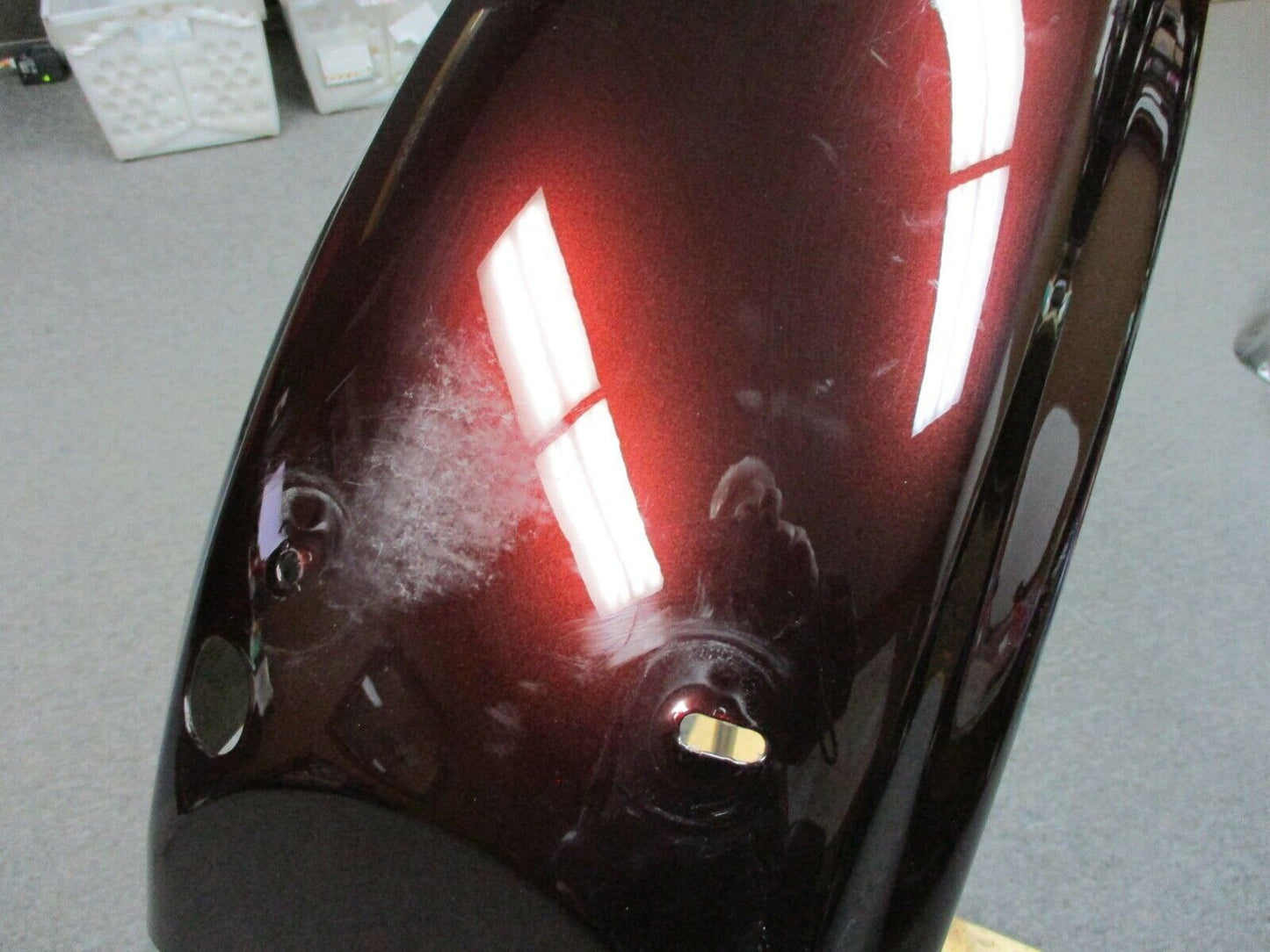 Harley Davidson OEM FLHX/FLTR Rear Fender Deputy Dawg Cherry Fade 59500369ECR