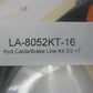 LA Choppers FLHT Stainless Cable/Hose Kit  for 15-17" Handlebars  LA-8052KT-16