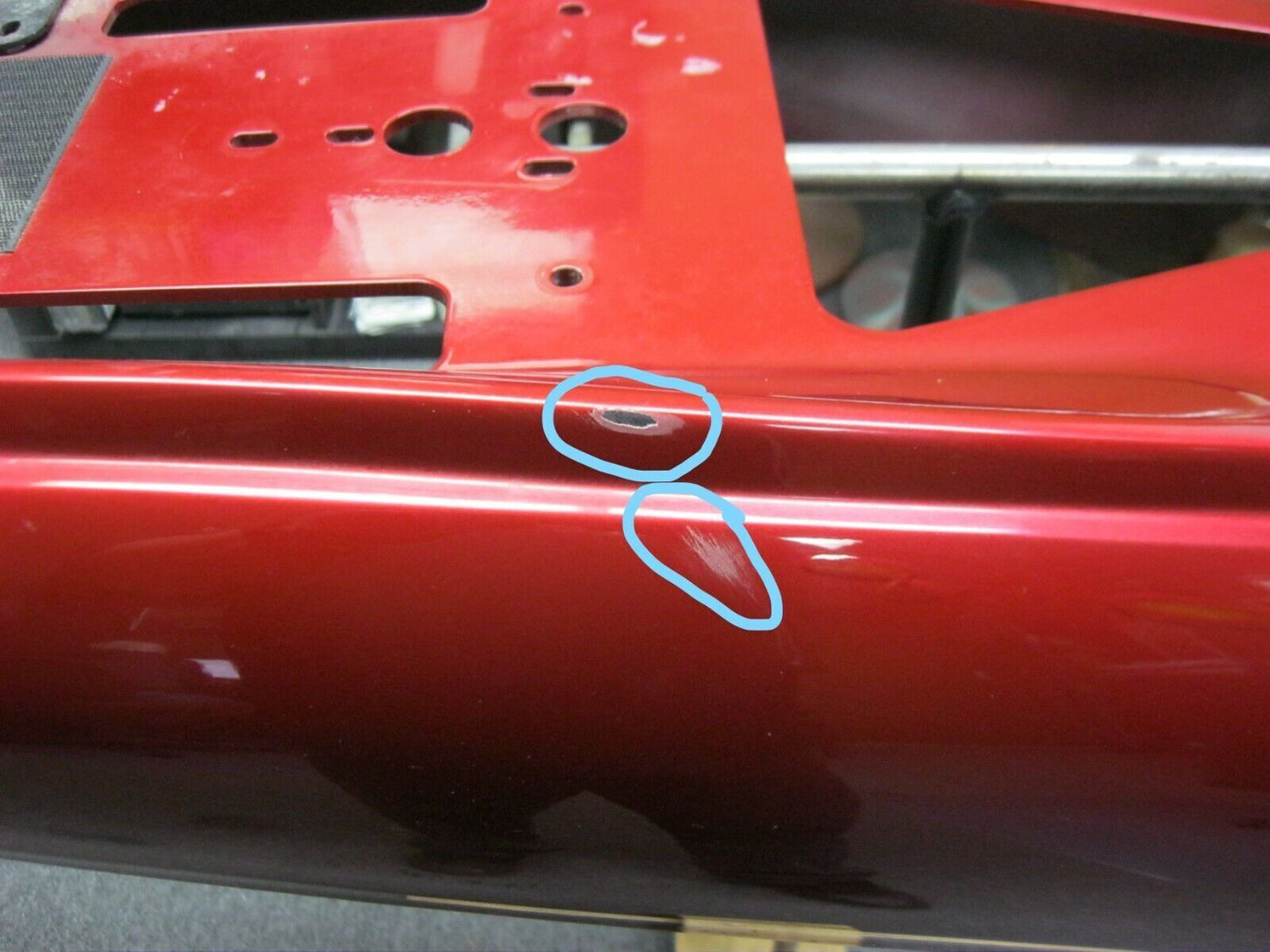 Buell OEM Rear Seat Tail Section Fairing - Thunderbolt 1997 - 2002 Red
