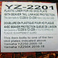 Emperor Racing Yamaha Plastic Skid Plate Liner 05-18 YZ250 16-18 YZ250X YZ-2201