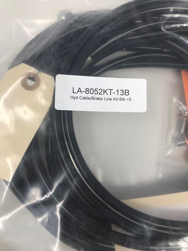 LA Choppers OEM Hyd Cable/Brake Line Kit BLK +5