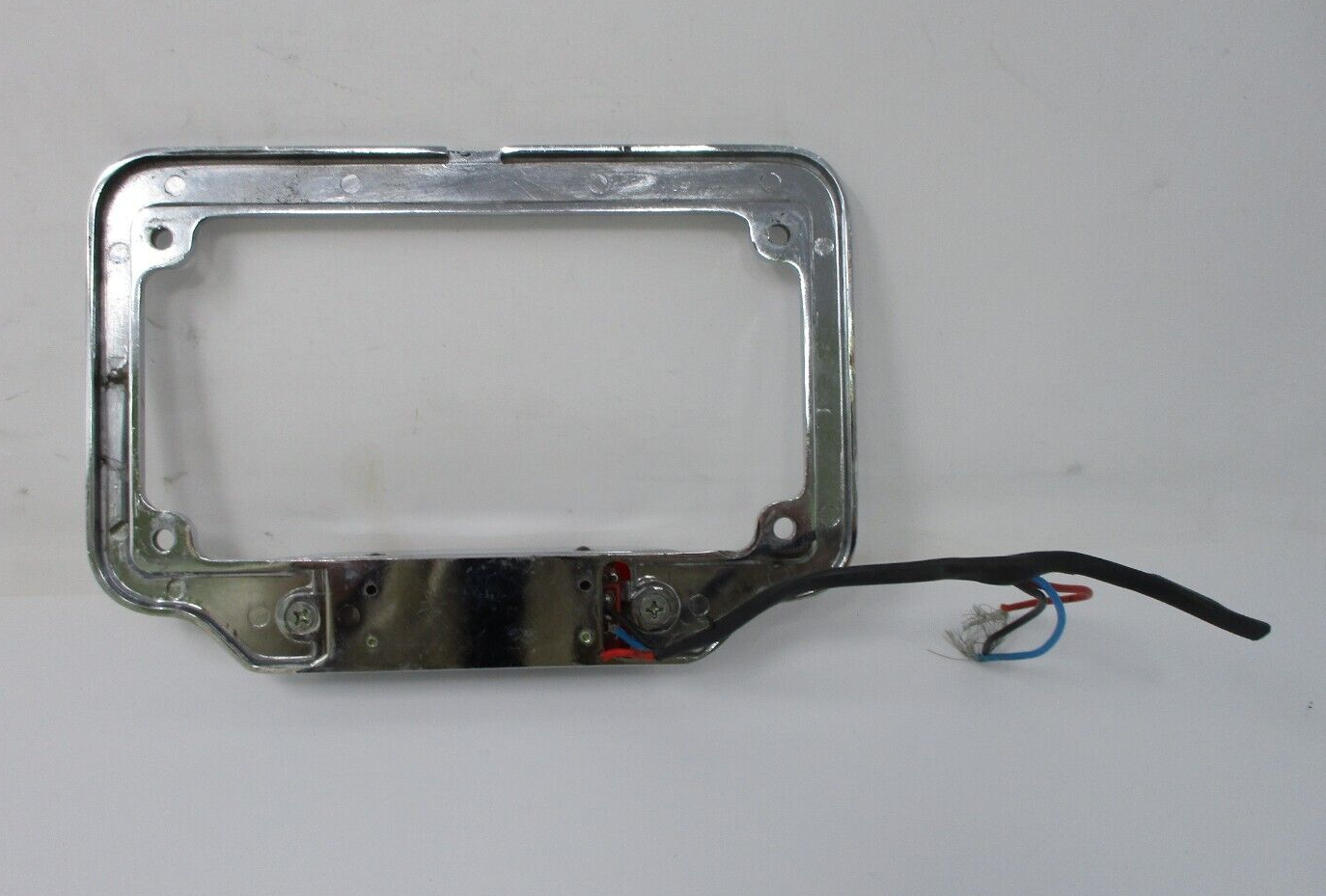 Chrome  License Plate Assembly  with Lights Unknown Fitment