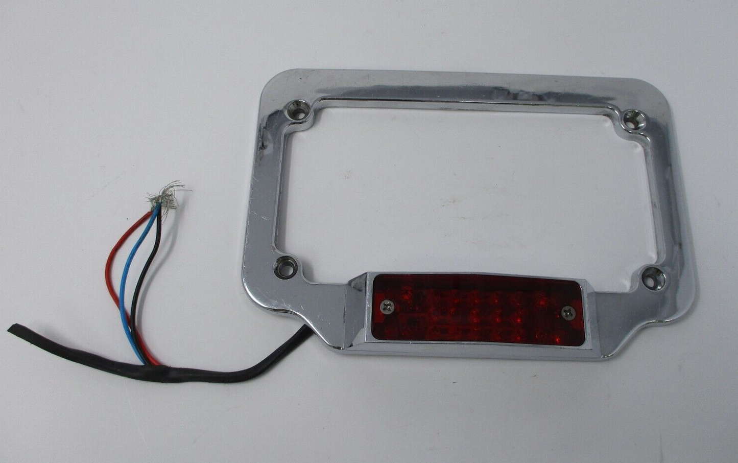Chrome  License Plate Assembly  with Lights Unknown Fitment
