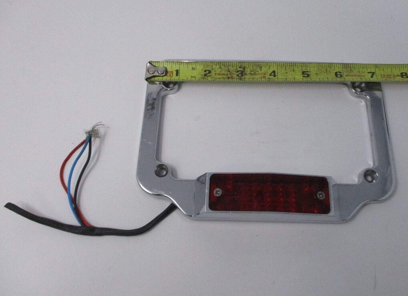 Chrome  License Plate Assembly  with Lights Unknown Fitment