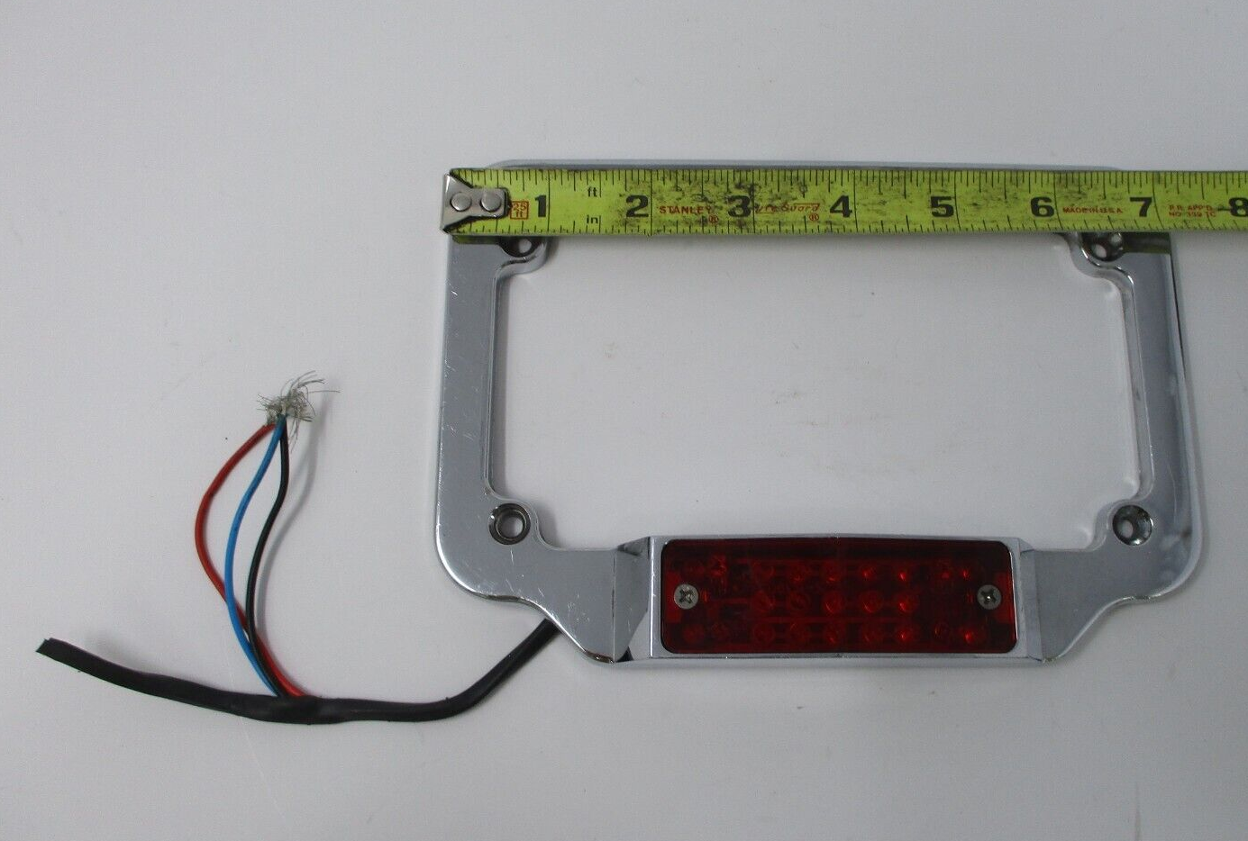 Chrome  License Plate Assembly  with Lights Unknown Fitment