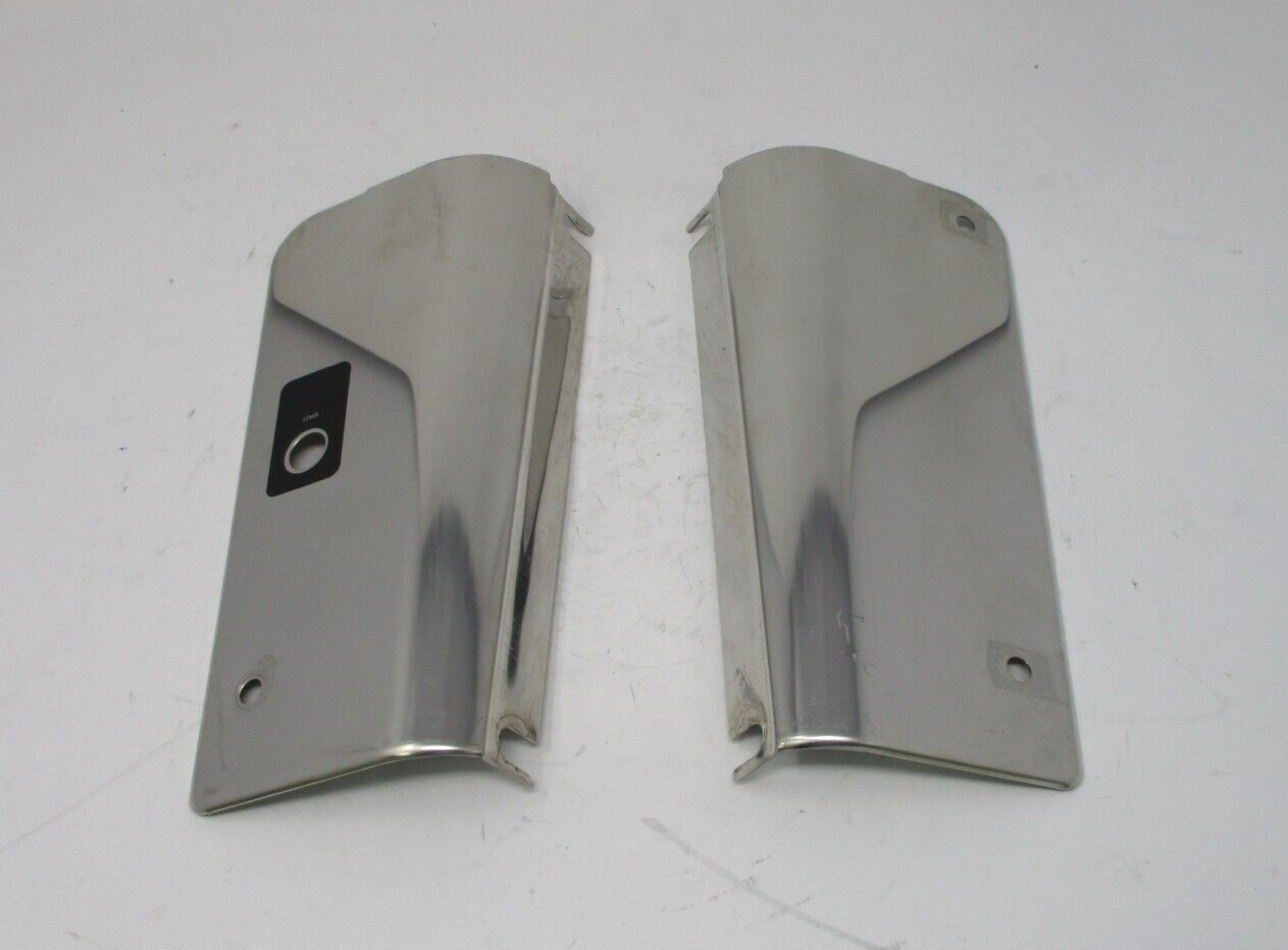 Harley-Davidson '91-'17 Chrome Softail Fork Tube Clamp Covers 67821-87 67814-86