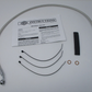 Harley-Davidson Diamond Black Brake Line  Upper 35 Deg 36.5" 41800470