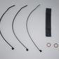 Harley-Davidson Diamond Black Brake Line  Upper 35 Deg 36.5" 41800470