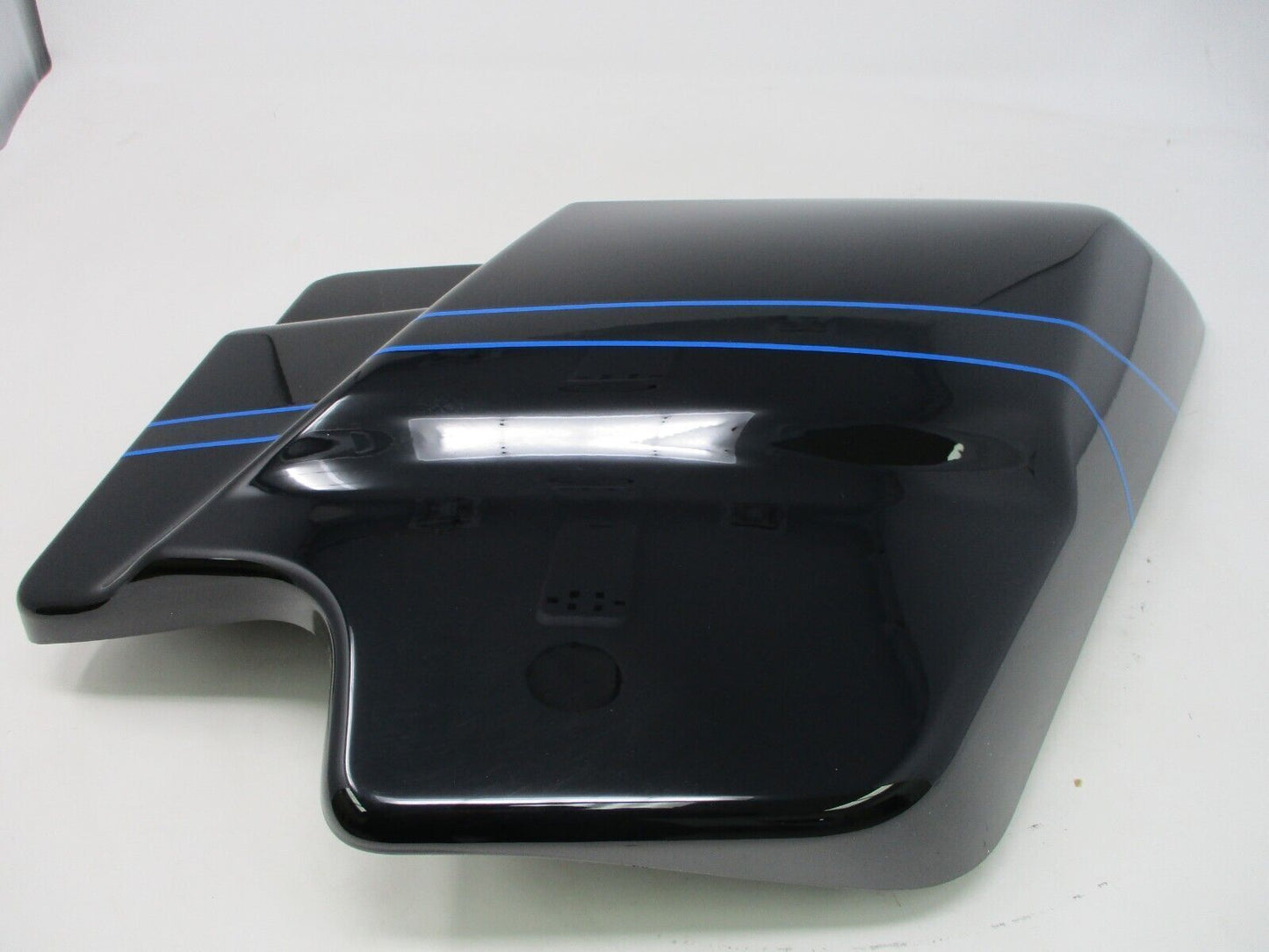 Harley Davidson OEM Side Cover Black with Blue Detail 66048-09
