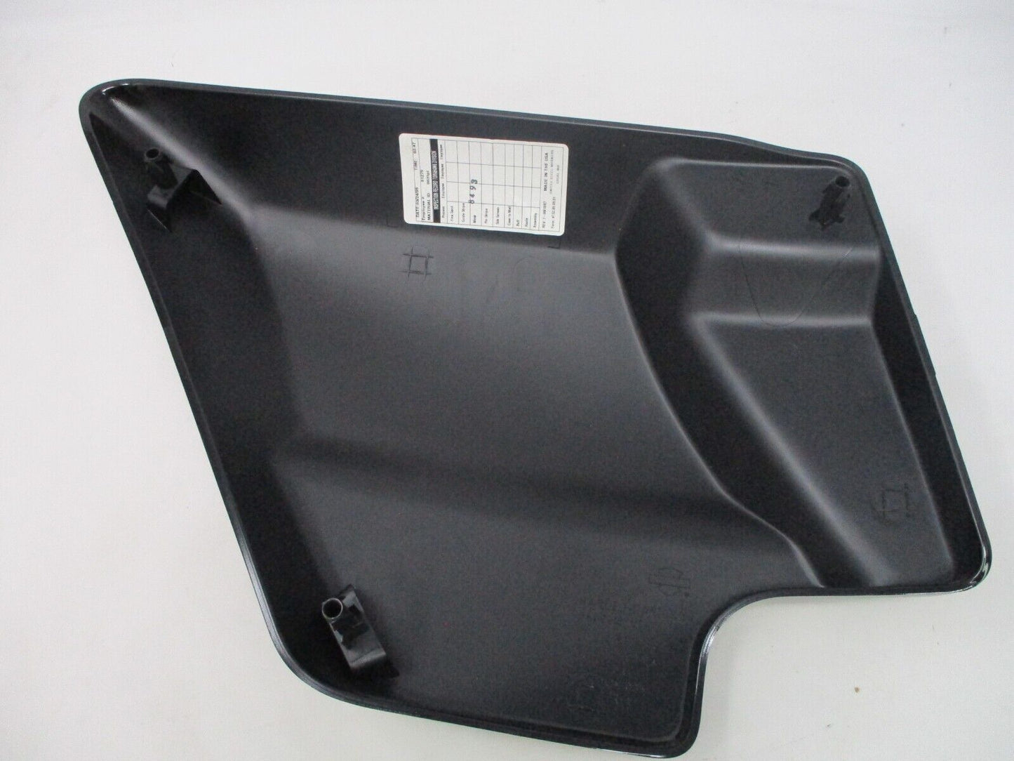 Harley Davidson OEM Side Cover Black with Blue Detail 66048-09