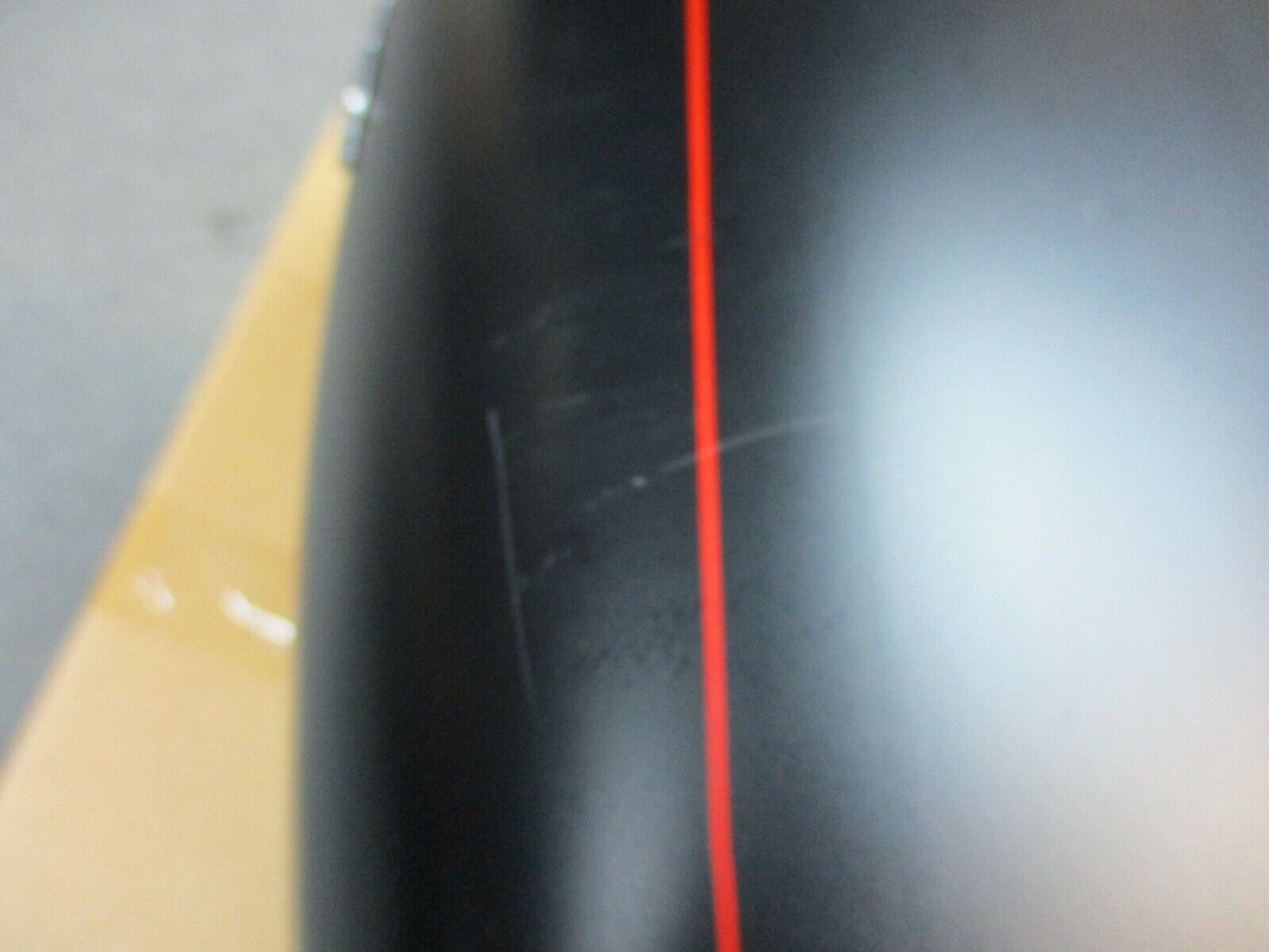 Harley Davidson OEM FLHX Fuel Tank 61000120BYM Black Denim Red Stripe
