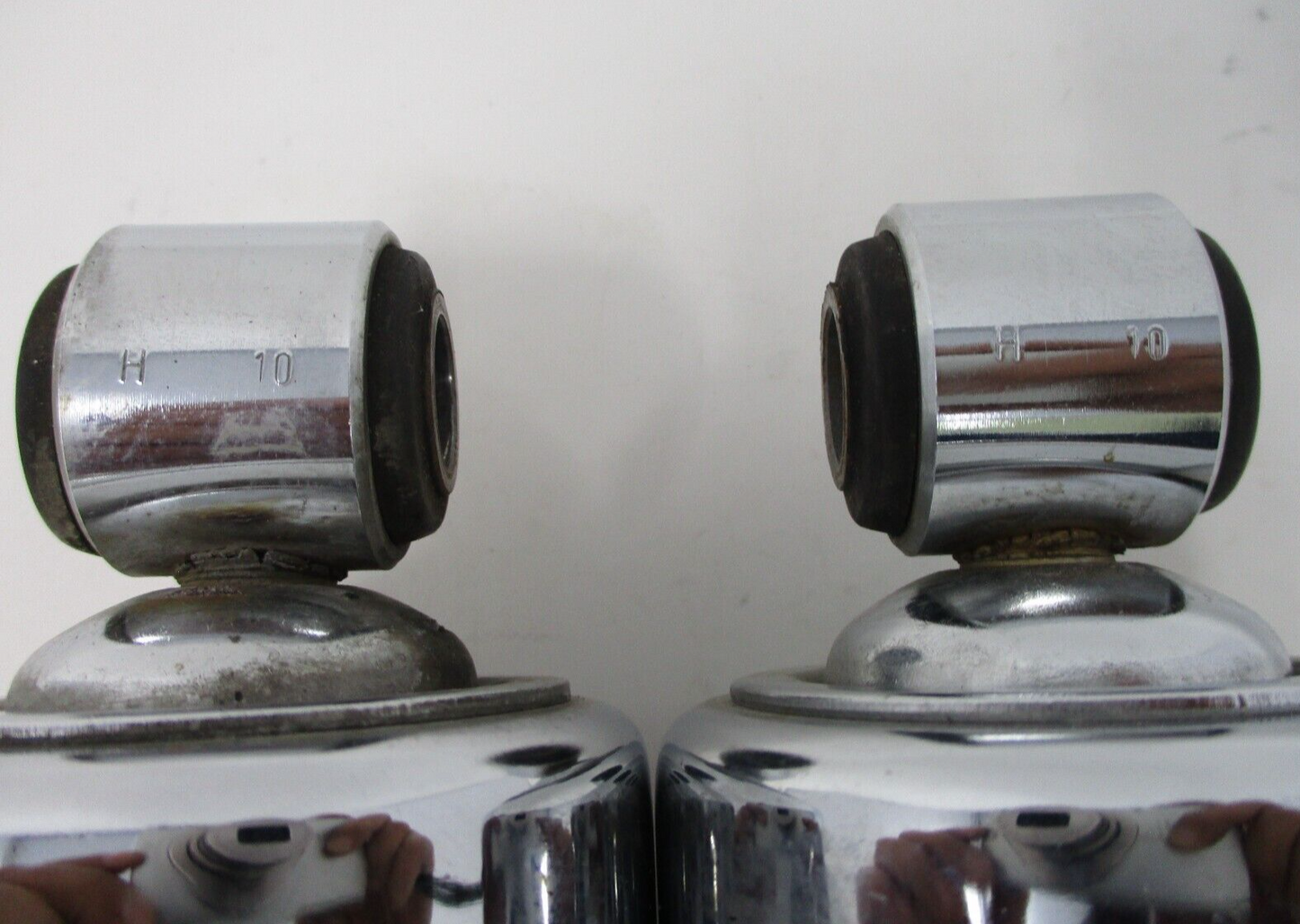 Harley Davidson OEM 09-15 XL 883/1200 Chrome Rear Shocks 54568-09