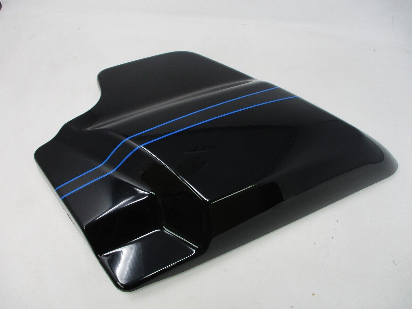 Harley Davidson OEM Side Cover Black with Blue Detail 66250-09