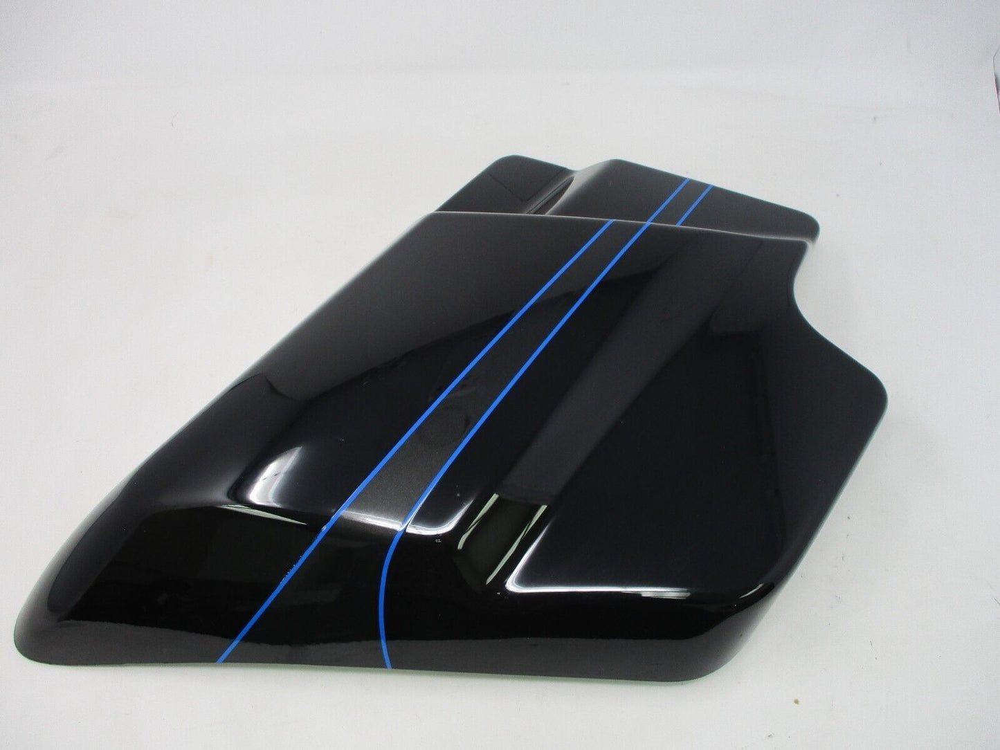 Harley Davidson OEM Side Cover Black with Blue Detail 66250-09