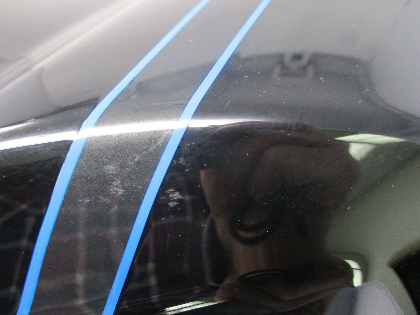 Harley Davidson OEM Side Cover Black with Blue Detail 66250-09