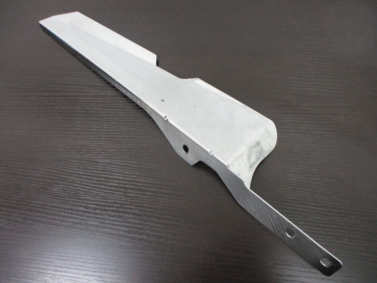 Left and Right Chrome Fork Mounted Wind Deflector JKY73