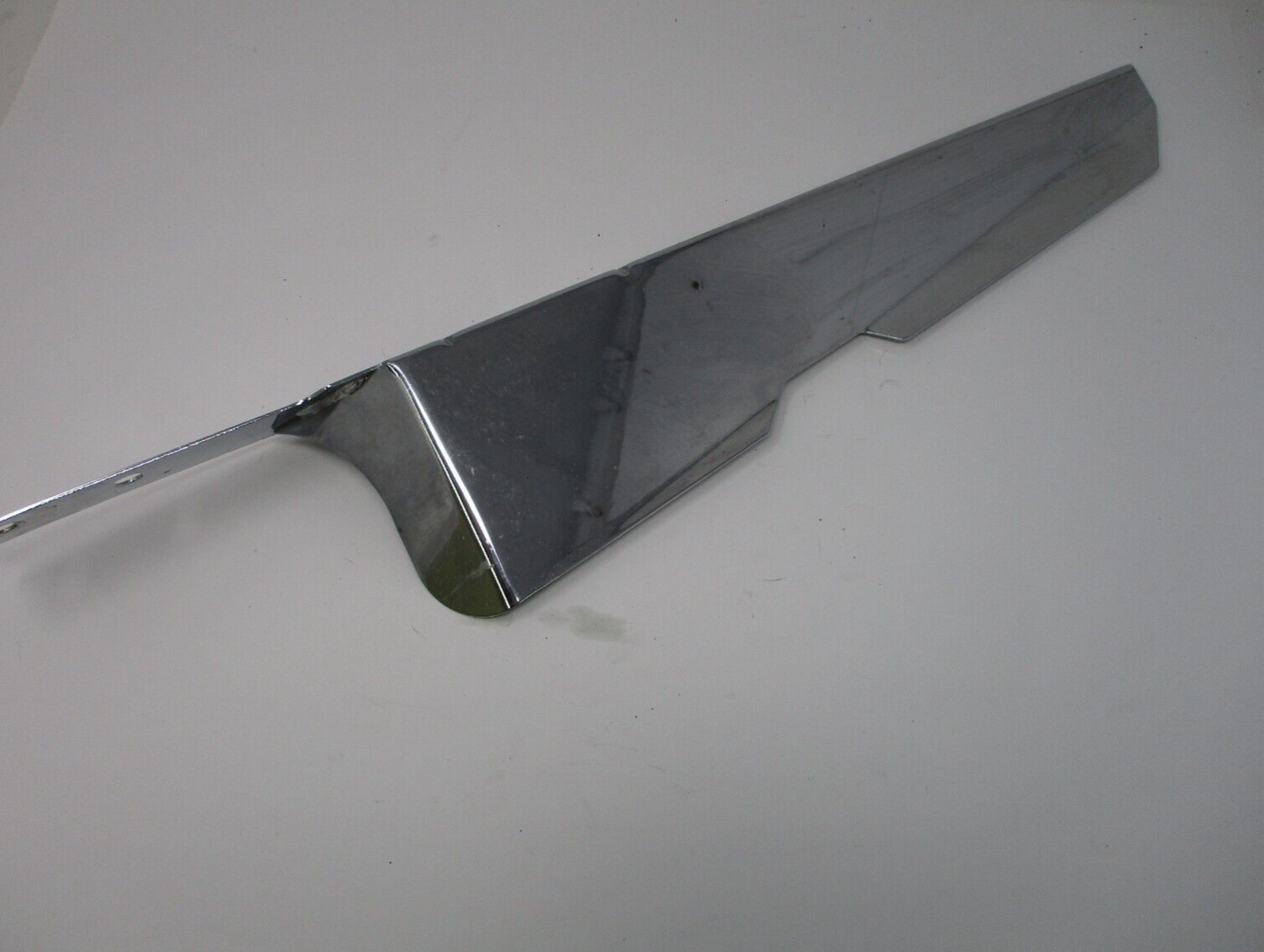 Left and Right Chrome Fork Mounted Wind Deflector JKY73