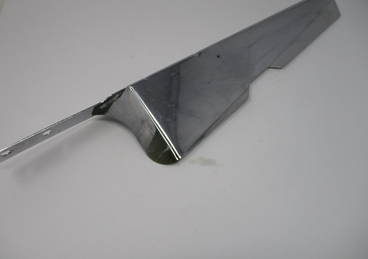 Left and Right Chrome Fork Mounted Wind Deflector JKY73