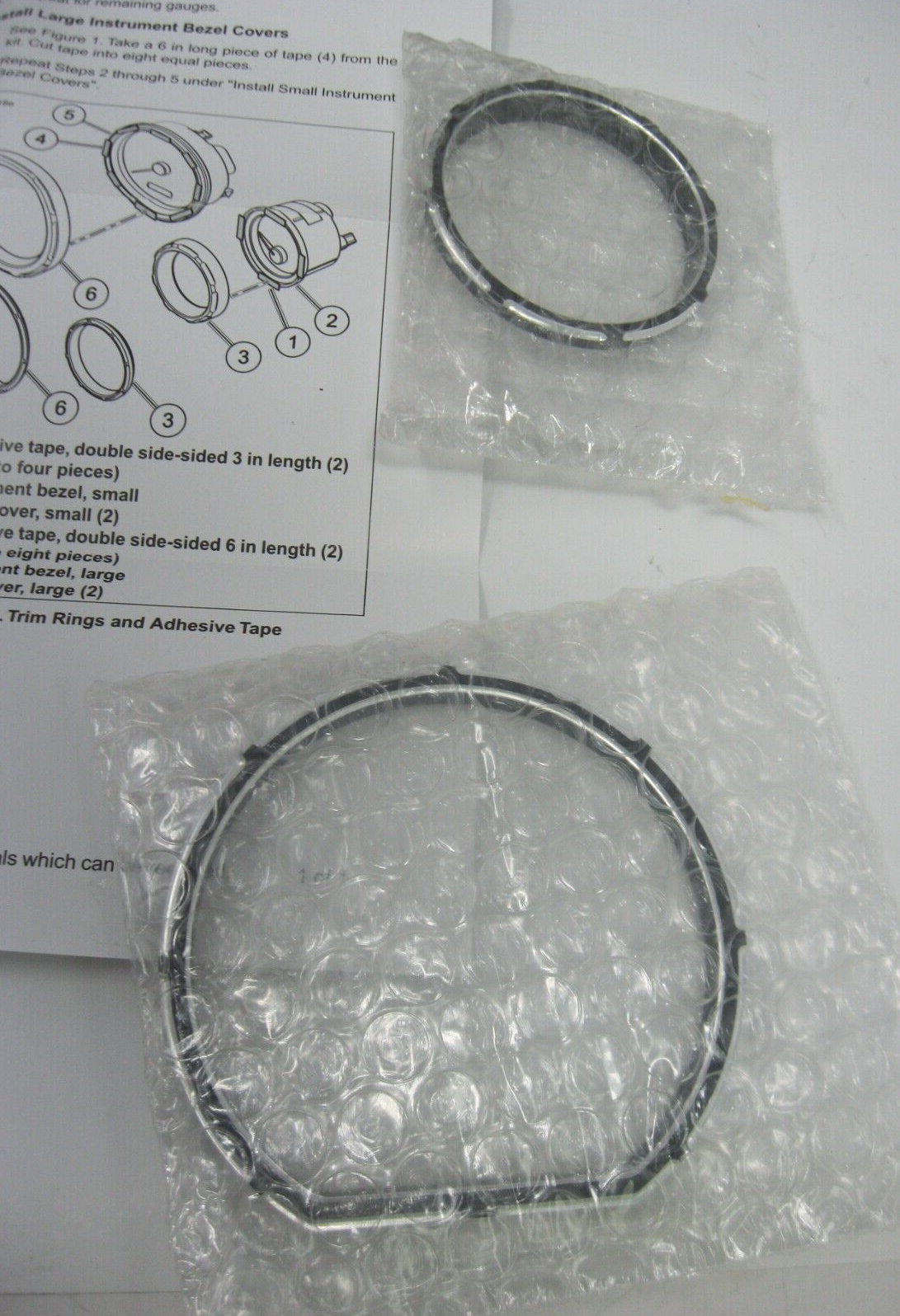 Harley-Davidson OEM Burst Collection - Gauge Bezel Kit 61400317