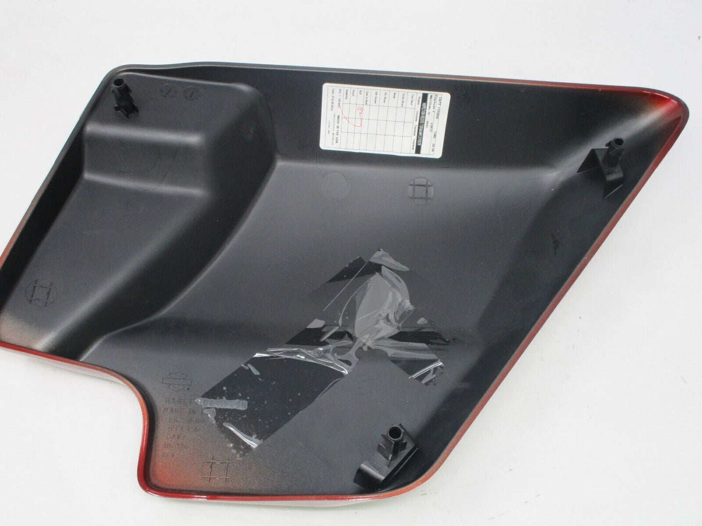 Harley Davidson OEM Side Cover Metallic Red 66250-09A 2009-Later