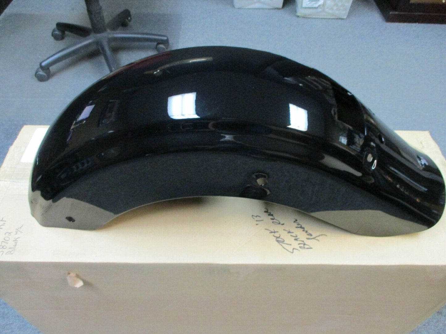 Harley Davidson OEM FLHR, FLHT, FLTR Rear Fender Vivid Black 59378-09DH 09-13