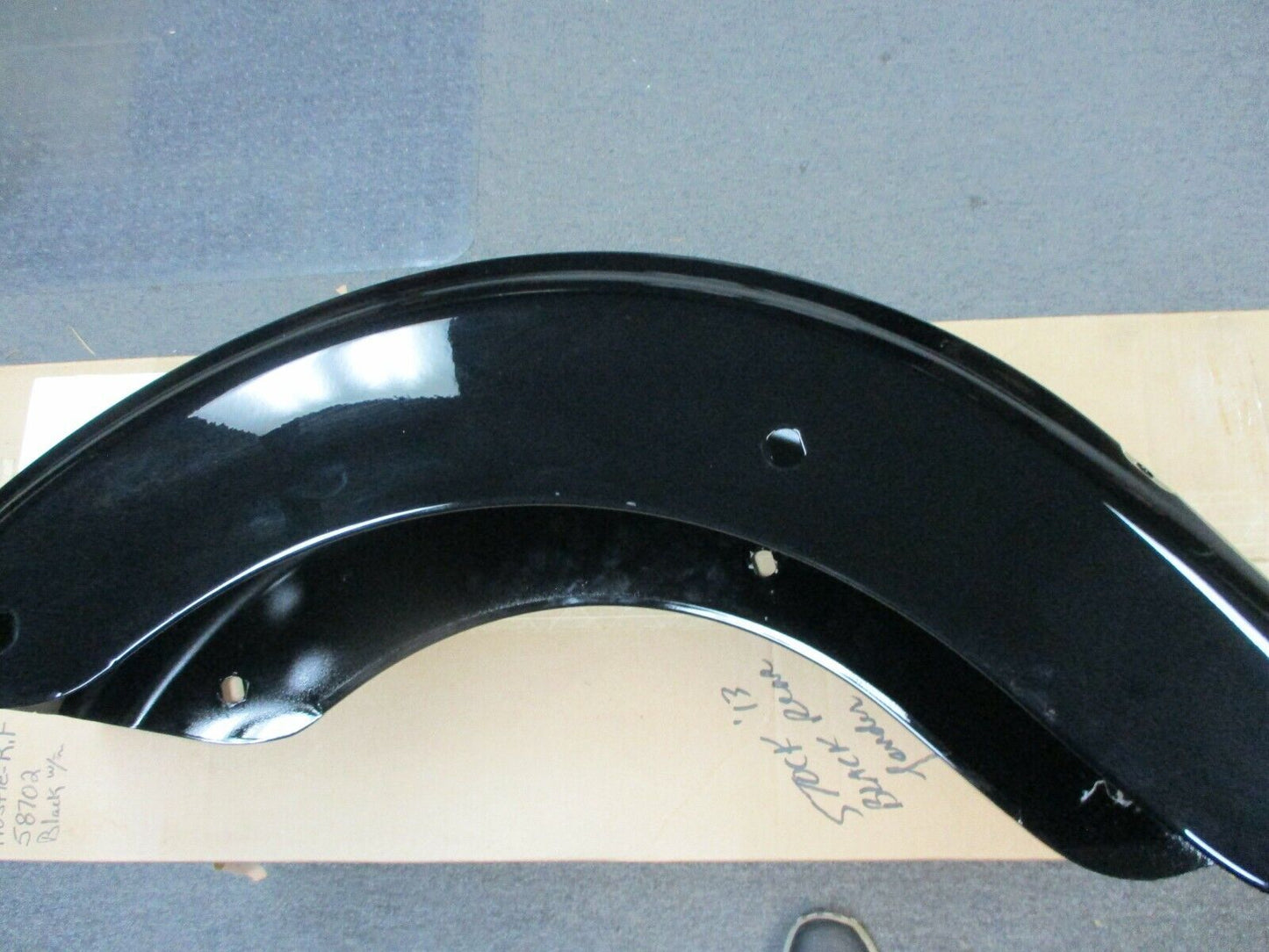 Harley Davidson OEM FLHR, FLHT, FLTR Rear Fender Vivid Black 59378-09DH 09-13