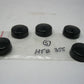 Hot Toppers 5/8"  Black Hex Bolt Head Covers  (5-Pack)  HTB355