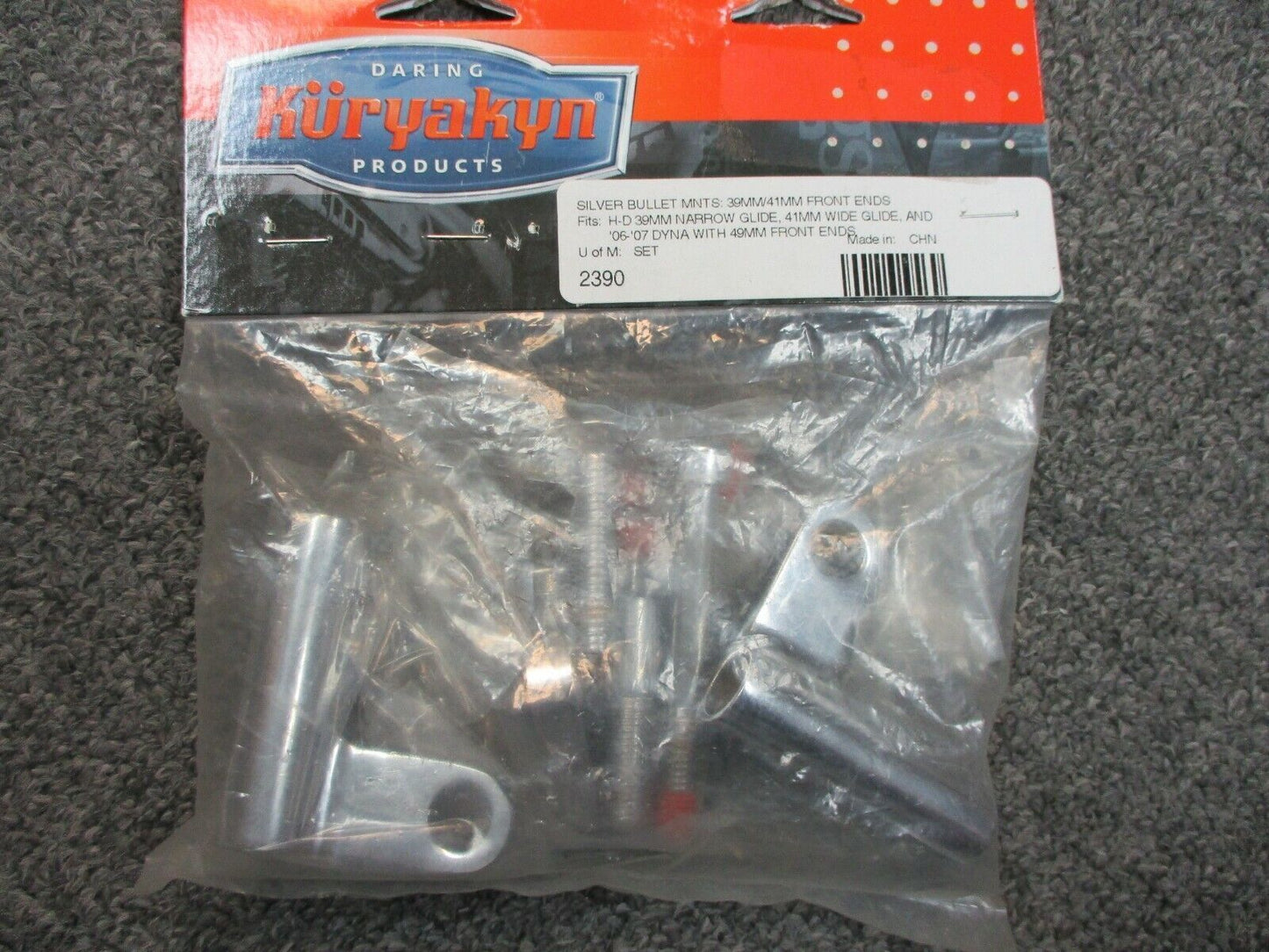 Kuryakyn Silver Bullet Signal Mounts 2390