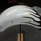 Custom Rear Fender White with Red Pearl Flames Softail Models