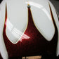 Custom Rear Fender White with Red Pearl Flames Softail Models