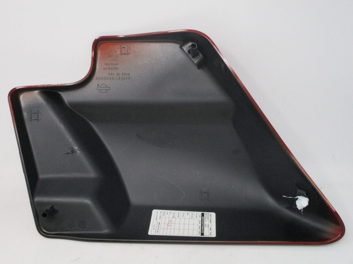 Harley Davidson OEM Side Cover Metallic Red 66048-09 2009-Later