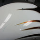 Custom Rear Fender White with Red Pearl Flames Softail Models