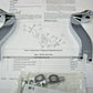 Harley Davidson OEM 98 & Later Touring Passenger Chrome Footpeg Mounts 50198-97B