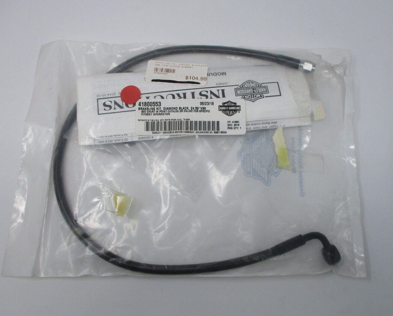 Harley-Davidson Diamondback Brake Line Kit   62.2cm  41800553