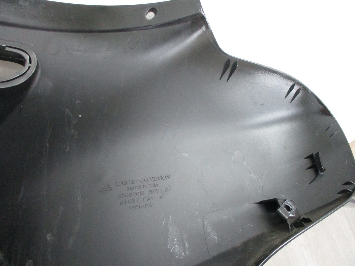 Harley-Davidson OEM Vivid Black Outer Fairing 57000328DH