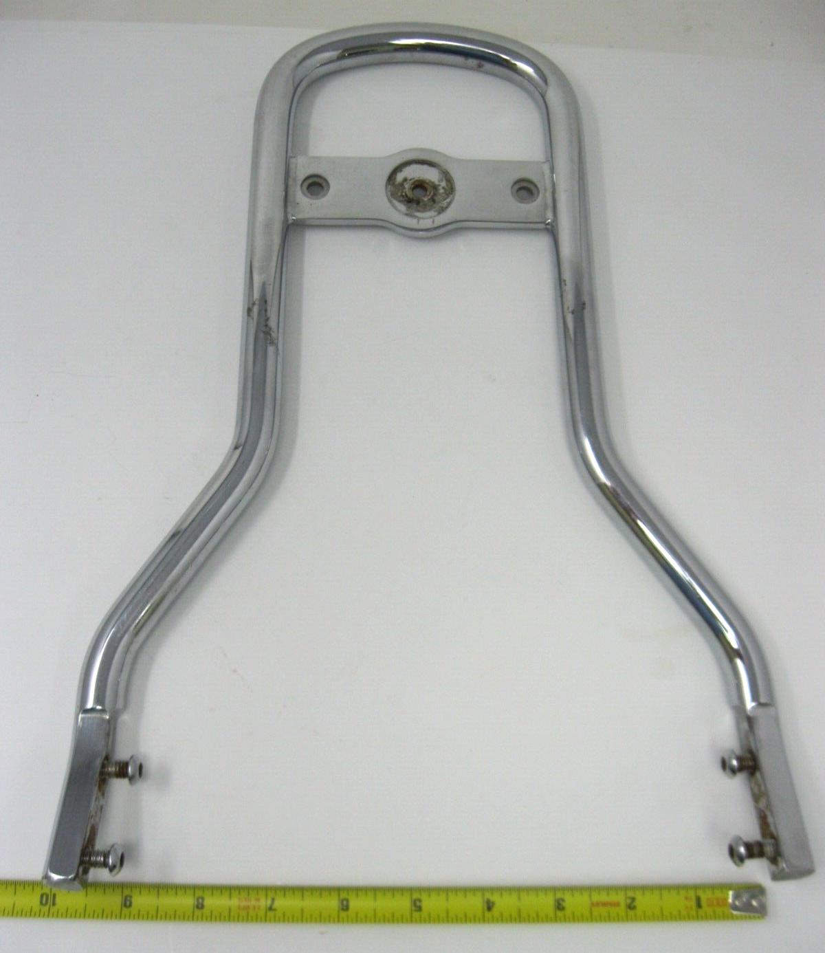 Low Mini Medallion Style 14.5" Chrome Sissy Bar 52300018