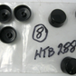 Hot Toppers 7/16" Hex Bolt Head or  3/16" Allen Covers - Black (8-Pack)  HTB288