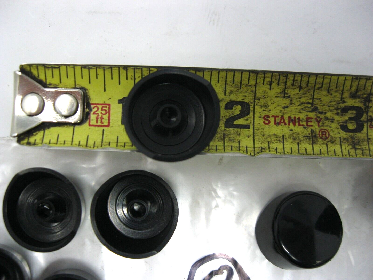 Hot Toppers 7/16" Hex Bolt Head or  3/16" Allen Covers - Black (8-Pack)  HTB288