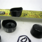Hot Toppers 7/16" Hex Bolt Head or  3/16" Allen Covers - Black (8-Pack)  HTB288