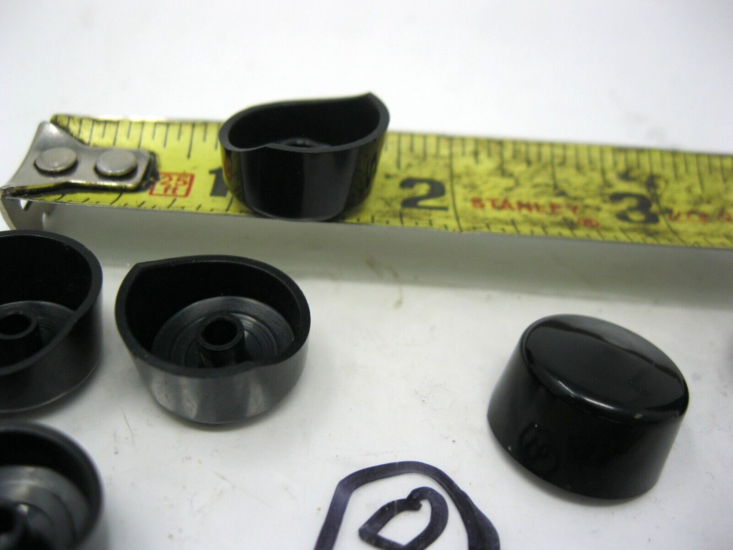 Hot Toppers 7/16" Hex Bolt Head or  3/16" Allen Covers - Black (8-Pack)  HTB288