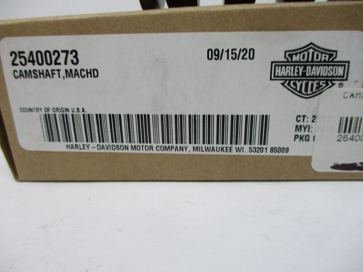 Harley-Davidson  Camshaft CVO M8 Models  Fits FL '18-'20  25400273