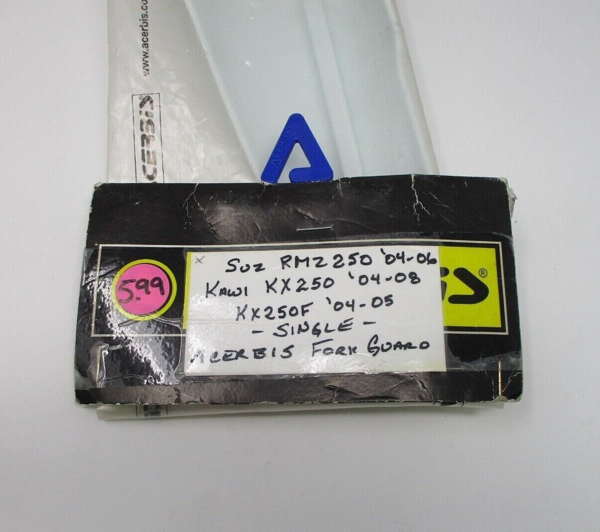 Acerbis Fork Guard, White, SINGLE GUARD ONLY 22766906