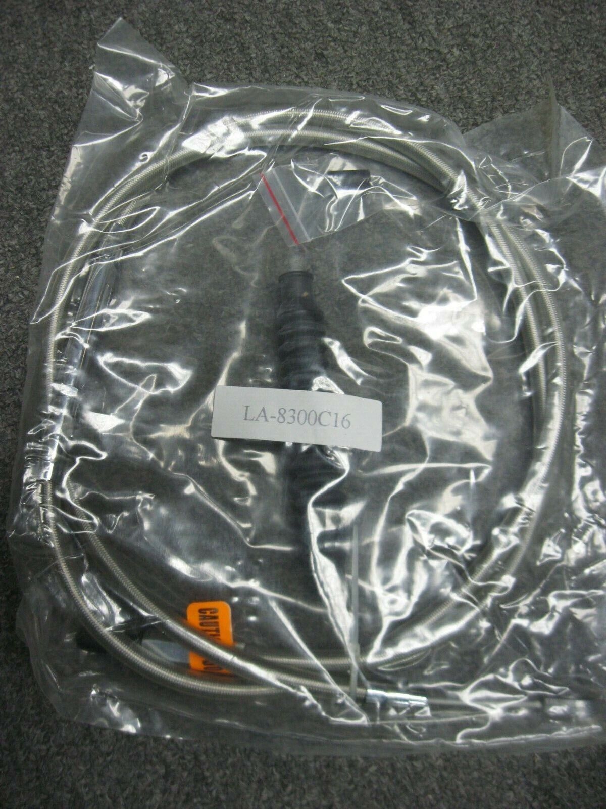 LA Choppers LA-8310KT-16 Ext Stainless Steel Cable & Brake Line Kit XL Sportster