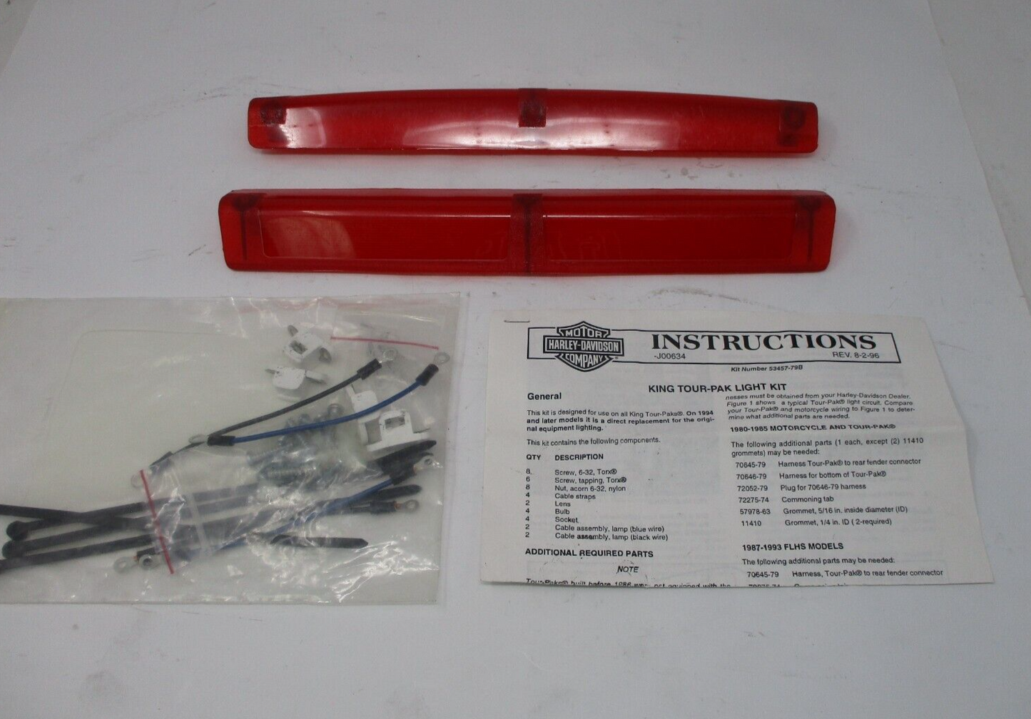 Harley-Davidson Tour Pak Sidelight Kit '84-later 53457-79B