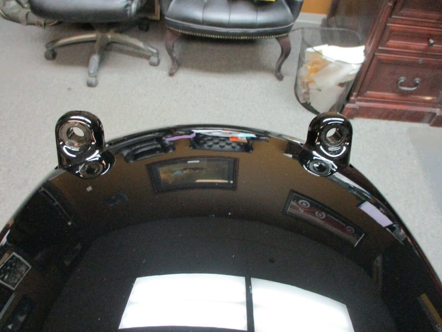 Harley Davidson OEM FXCW Rocker Rear Fender Vivid Black Deluxe 60185-08DH New